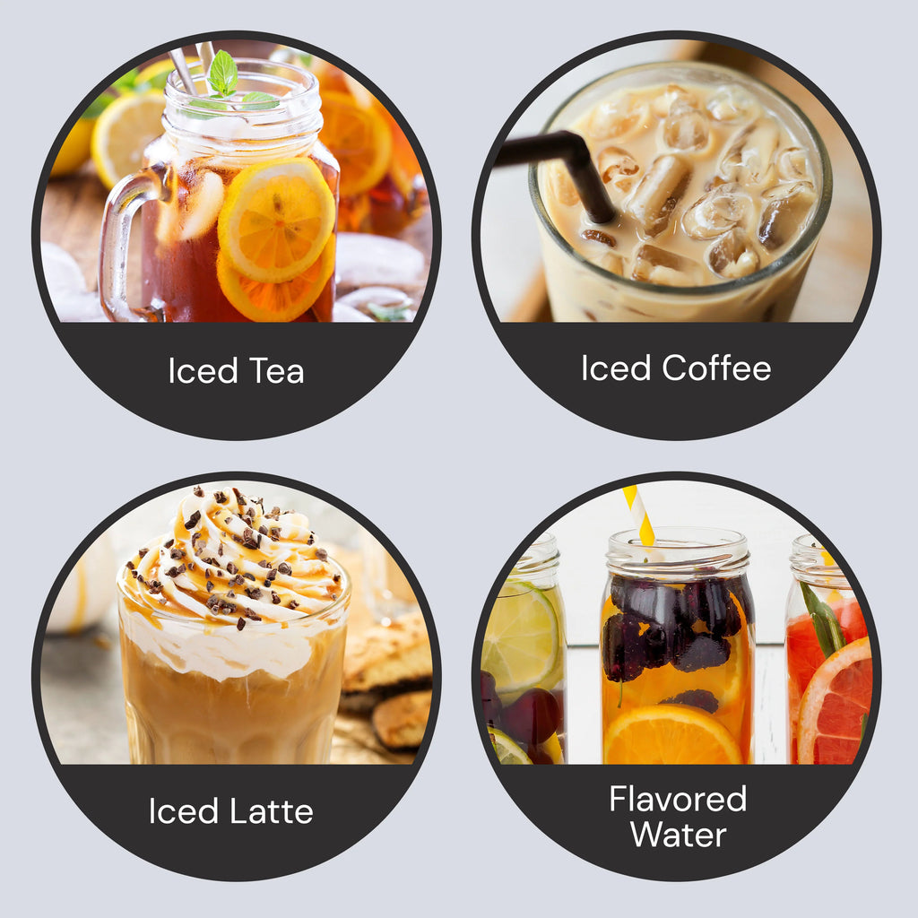 Black Stainless Steel Iced Coffee and Tea Brewing System Z89176