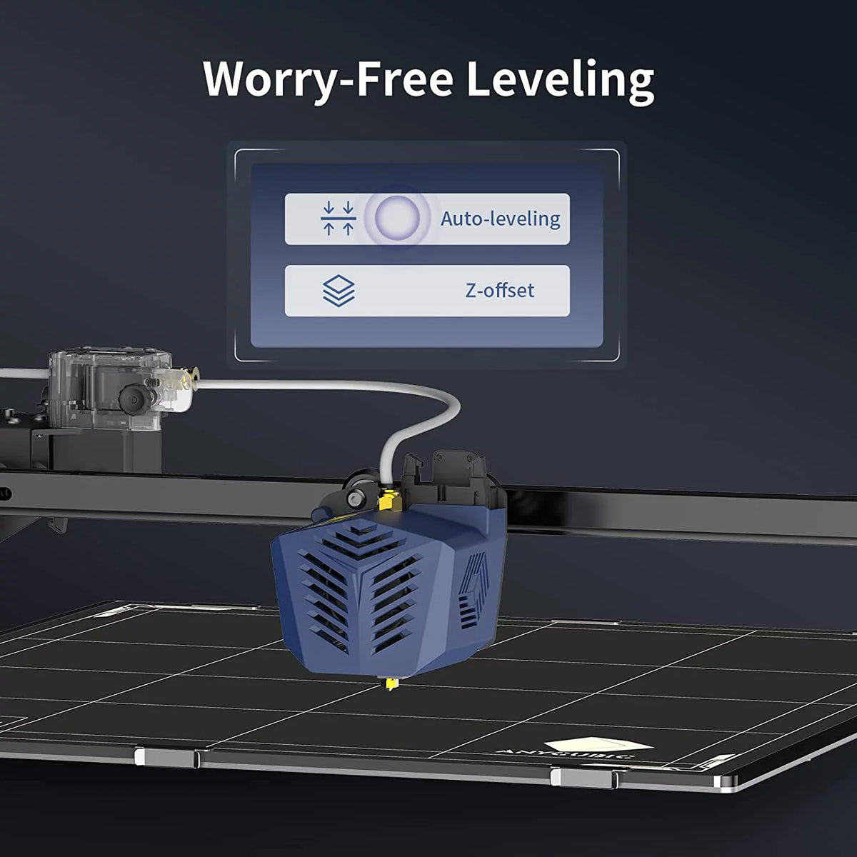 Black FDM 3D Printer with Auto Leveling A40783