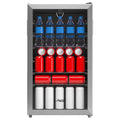 115-Can Beverage Fridge & Cooler Stainless Steel N95102