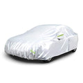 Silver Weatherproof Car Cover 150D Oxford K3594