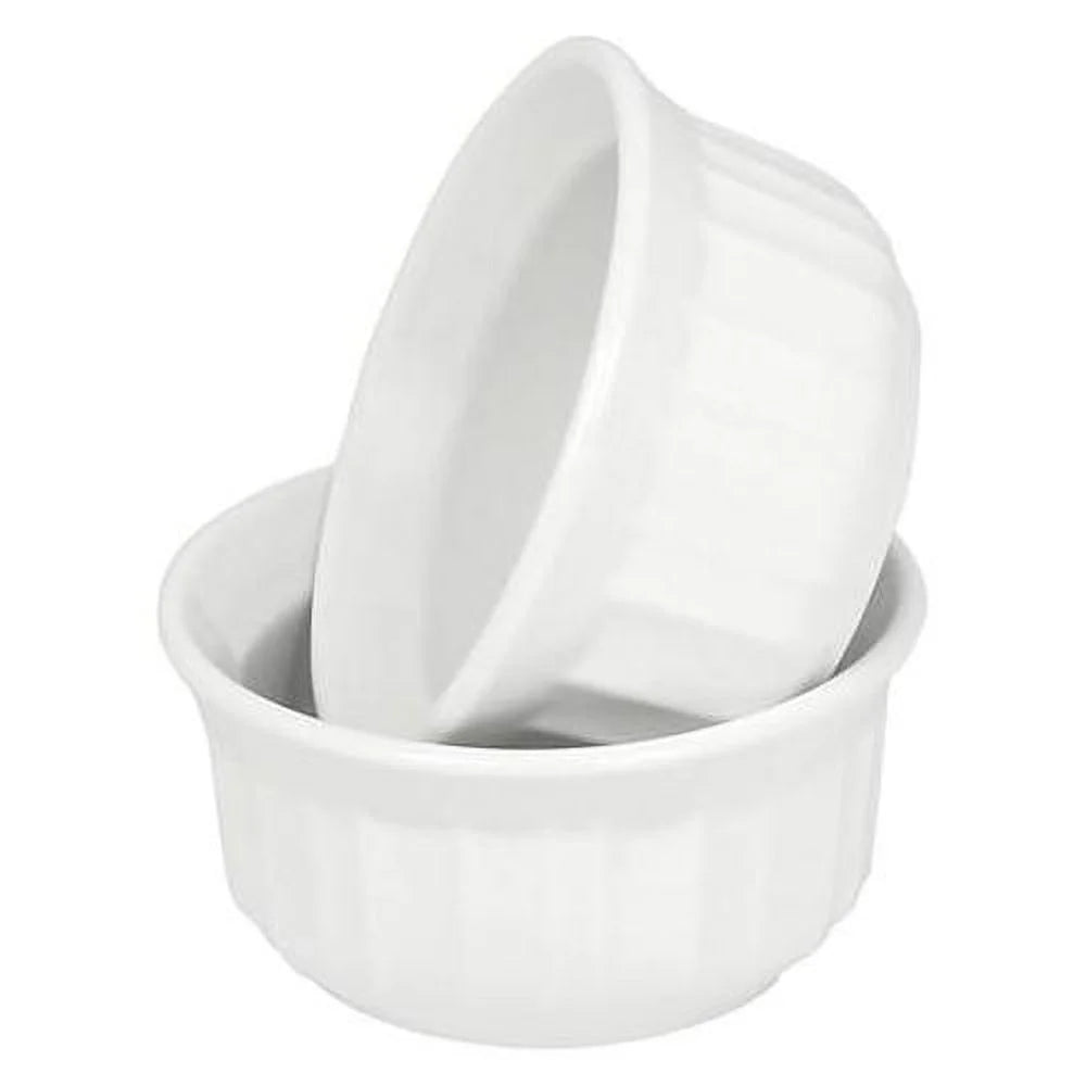 White 4 Ounce Ramekins Set of 2 V759