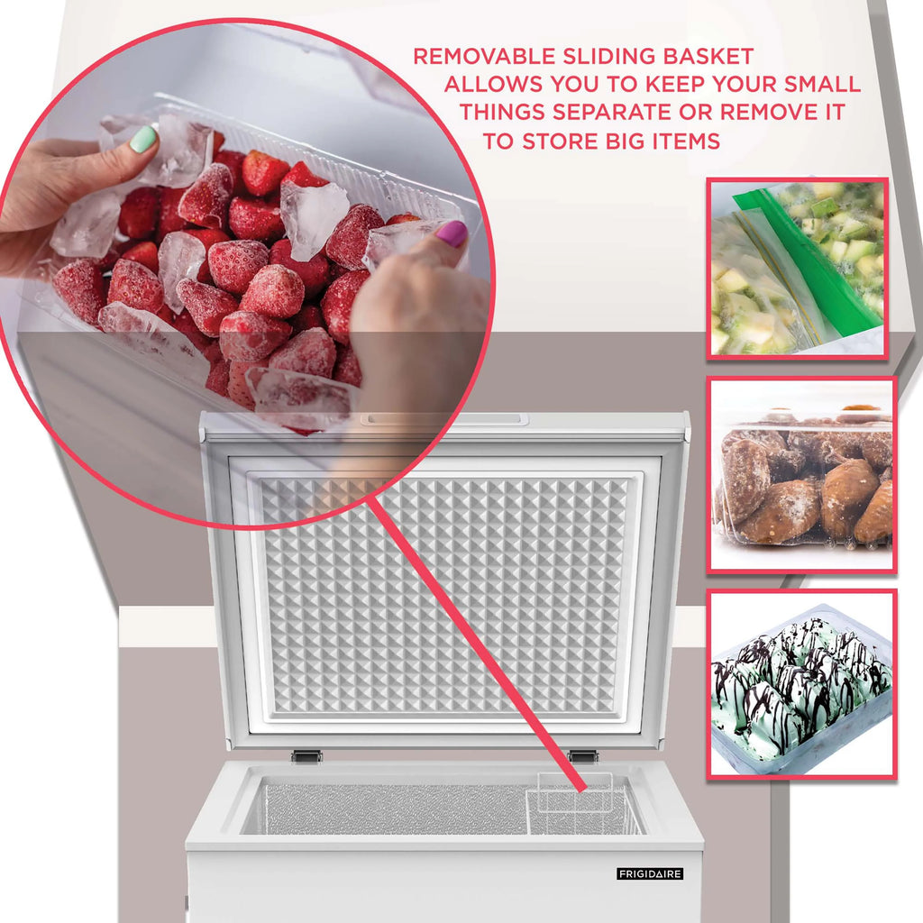 5.0 Cu. ft. White Chest Freezer E3471