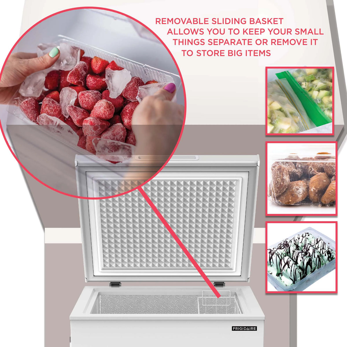 5.0 Cu. ft. White Chest Freezer E3471