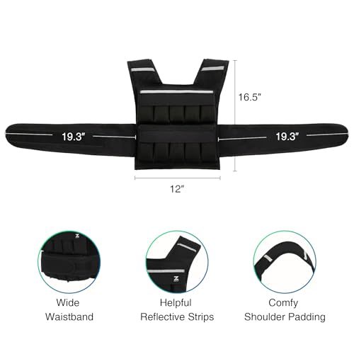 Weighted Vest Adjustable Weights O149