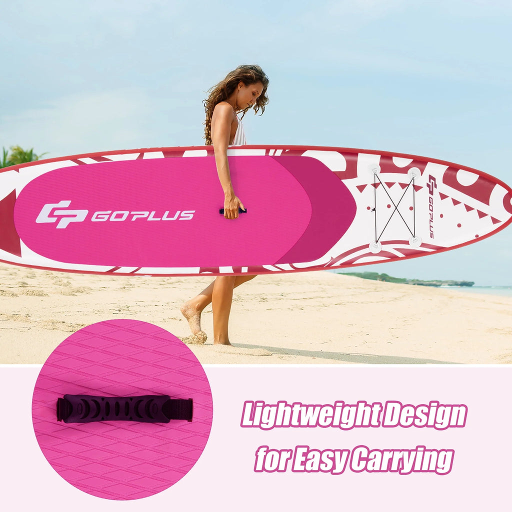 10.5' Inflatable Stand Up Paddle Board with Carry Bag D462226