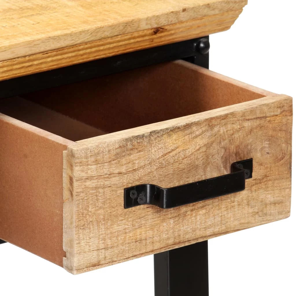 Mango Wood Writing Desk with 2 Storage Drawers J279