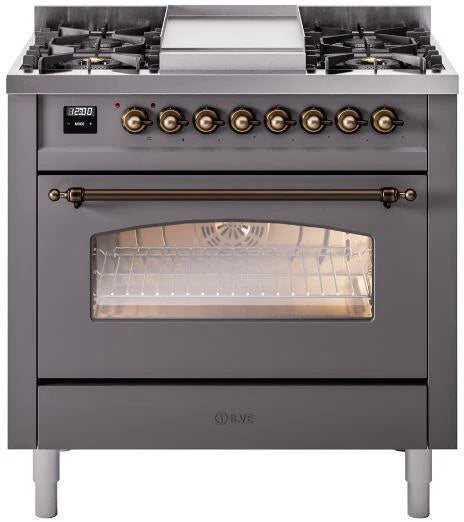 36 Dual Fuel Propane Gas Range I6987