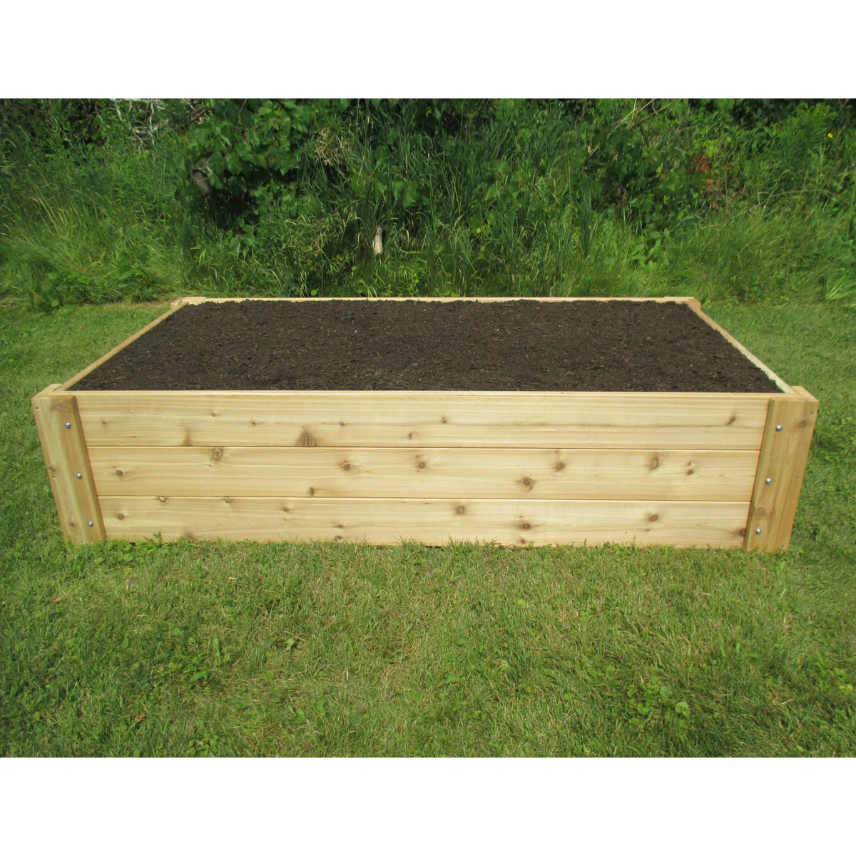 Natural Cedar Raised Bed Garden Kit O146946