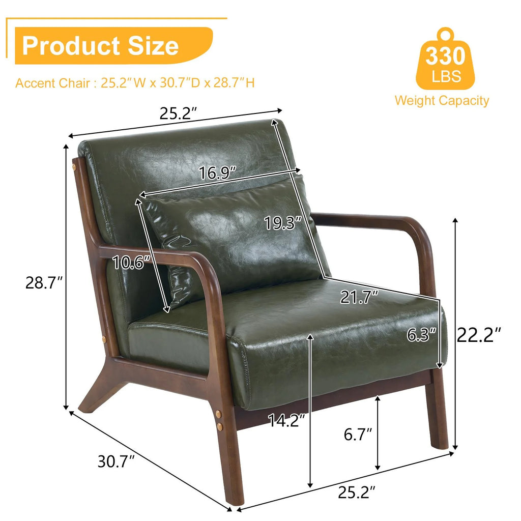 Beige Accent Chair Q185