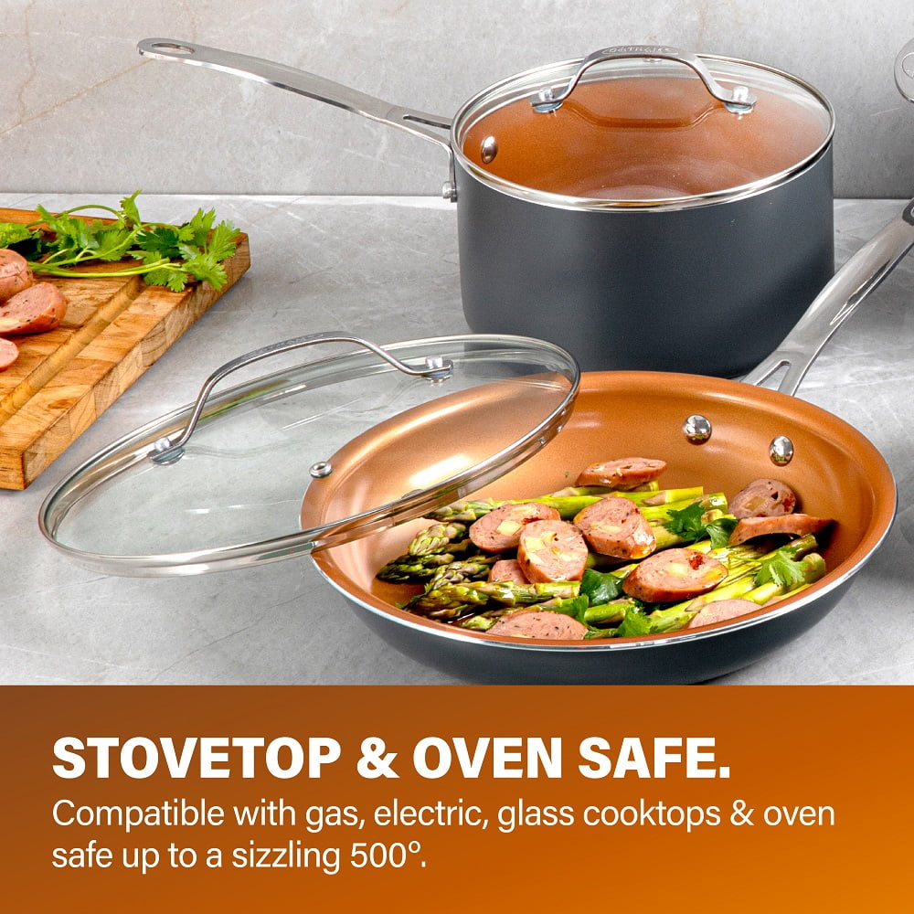 25 Piece Non Stick Cookware Set with Utensils A4842