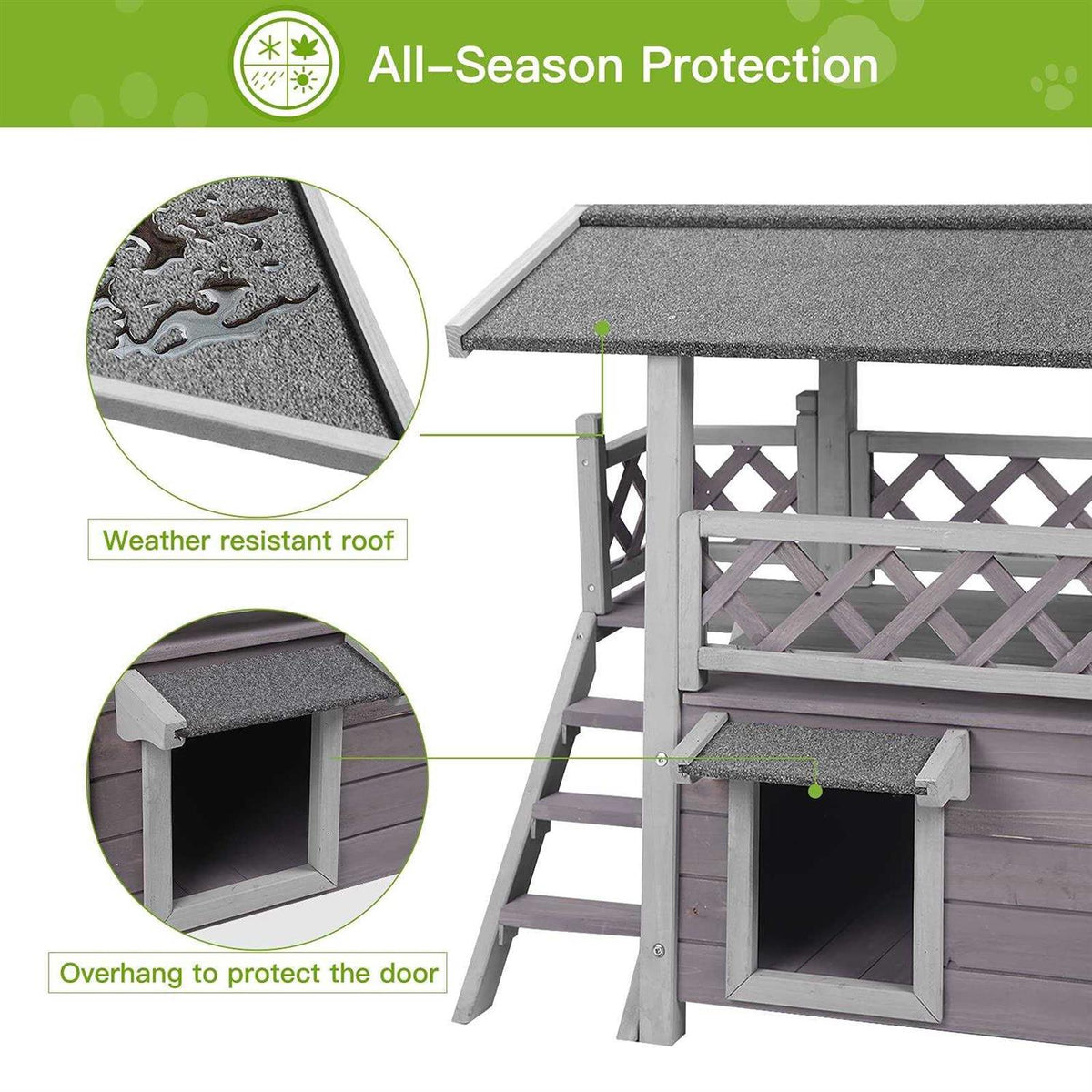 Cat House with Door B68003