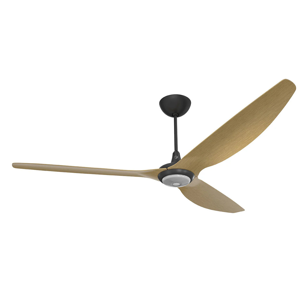 84 Ceiling Fan with Caramel Aluminum Blades and Black Finish Q5974