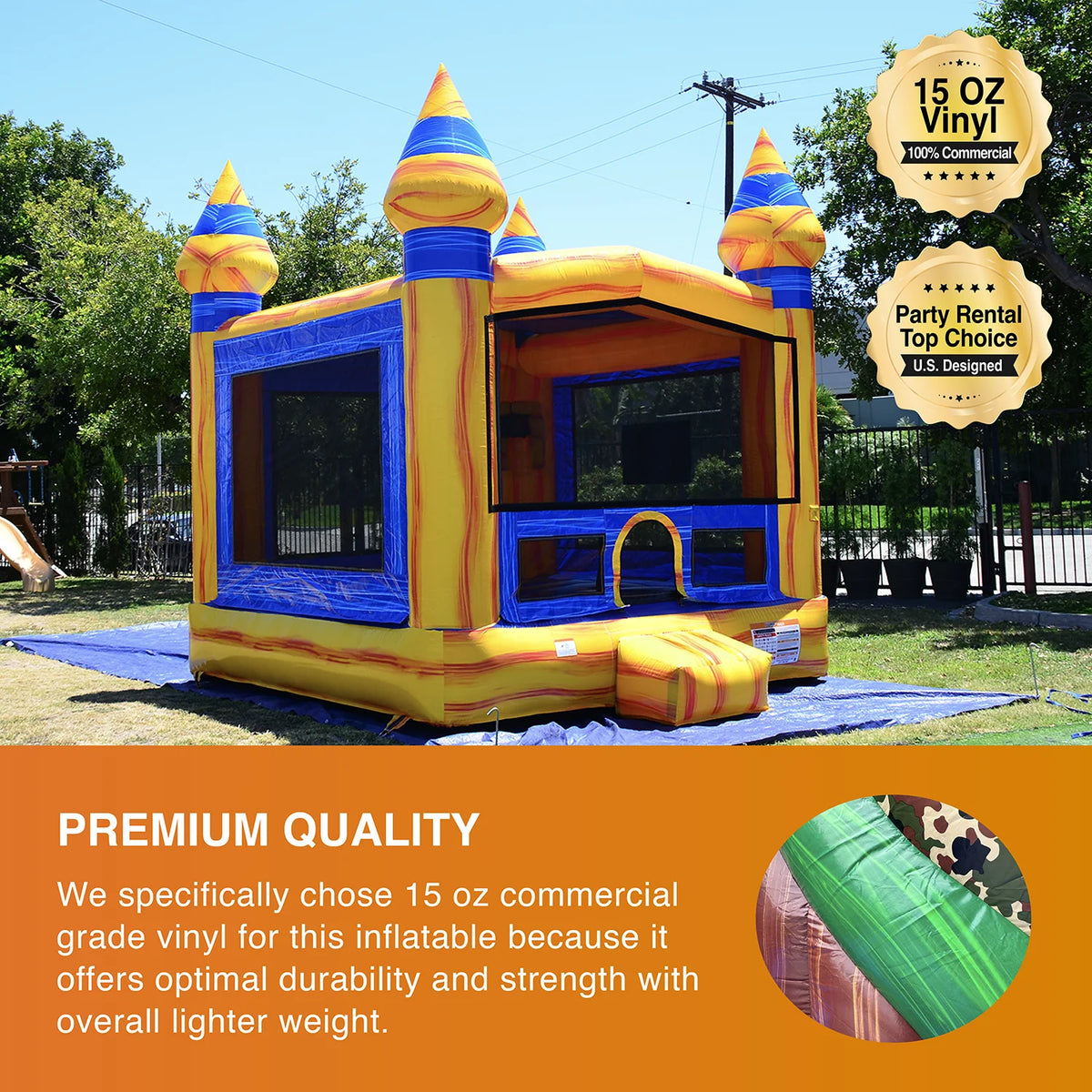Commercial Grade Inflatable Bounce House with Blower K5639