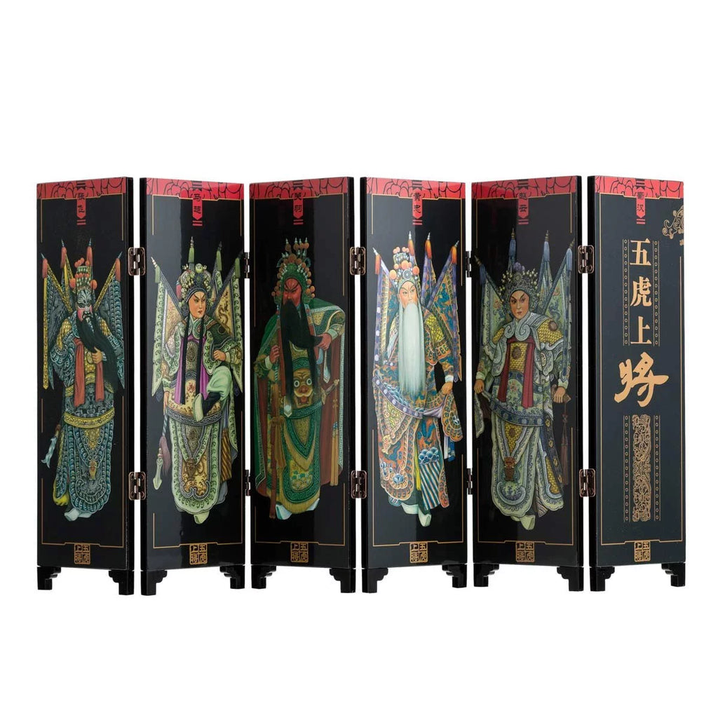 6-Panel Traditional Chinese Art Mini Divider W155