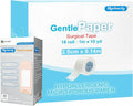 Silicone Bandages Large Size 40 Counts + Medical Micropore Paper Tape 18 Rolls S1261