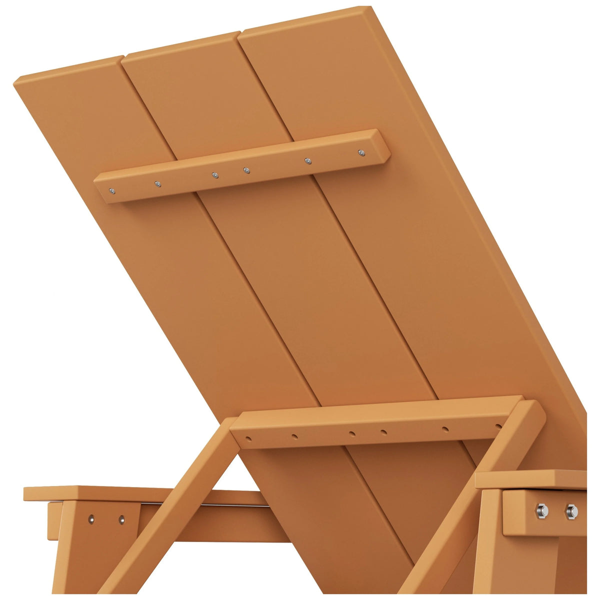 Teak All Weather Poly Chaise Lounge with Arms & Wheels Set Of 2 L934061