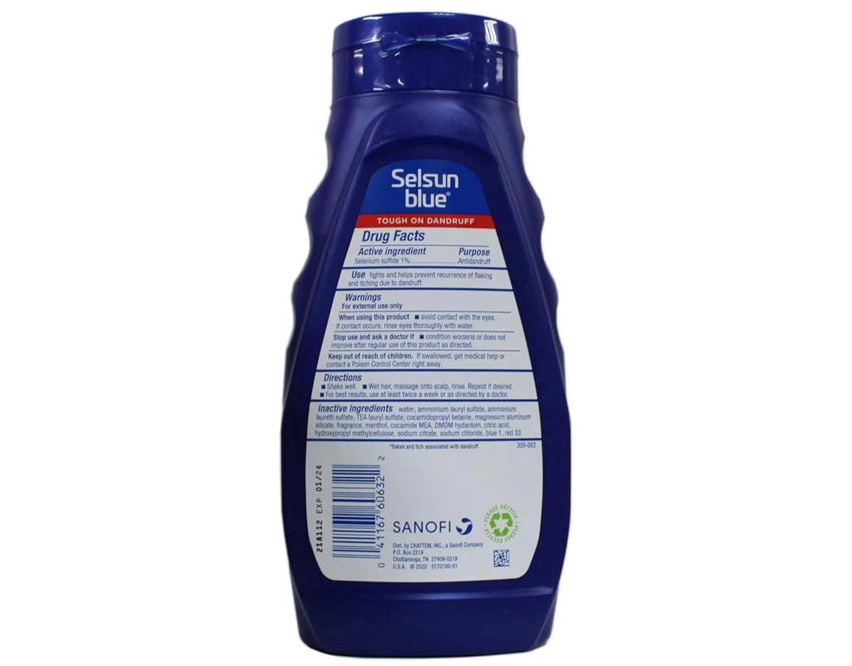 Maximum Strength Medicated Anti-Dandruff Shampoo with Menthol 11oz Q78248