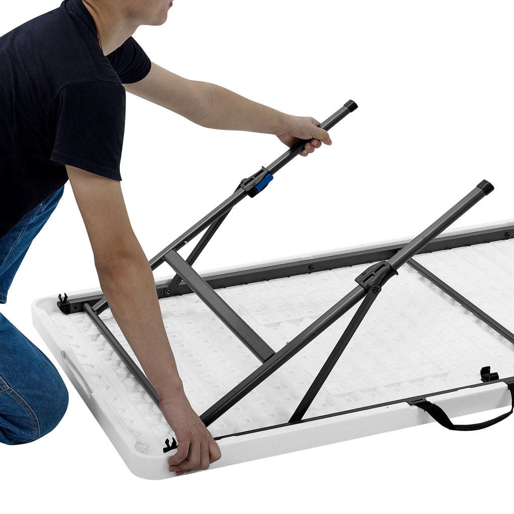 8 Foot Fold-in-Half Plastic Table T479