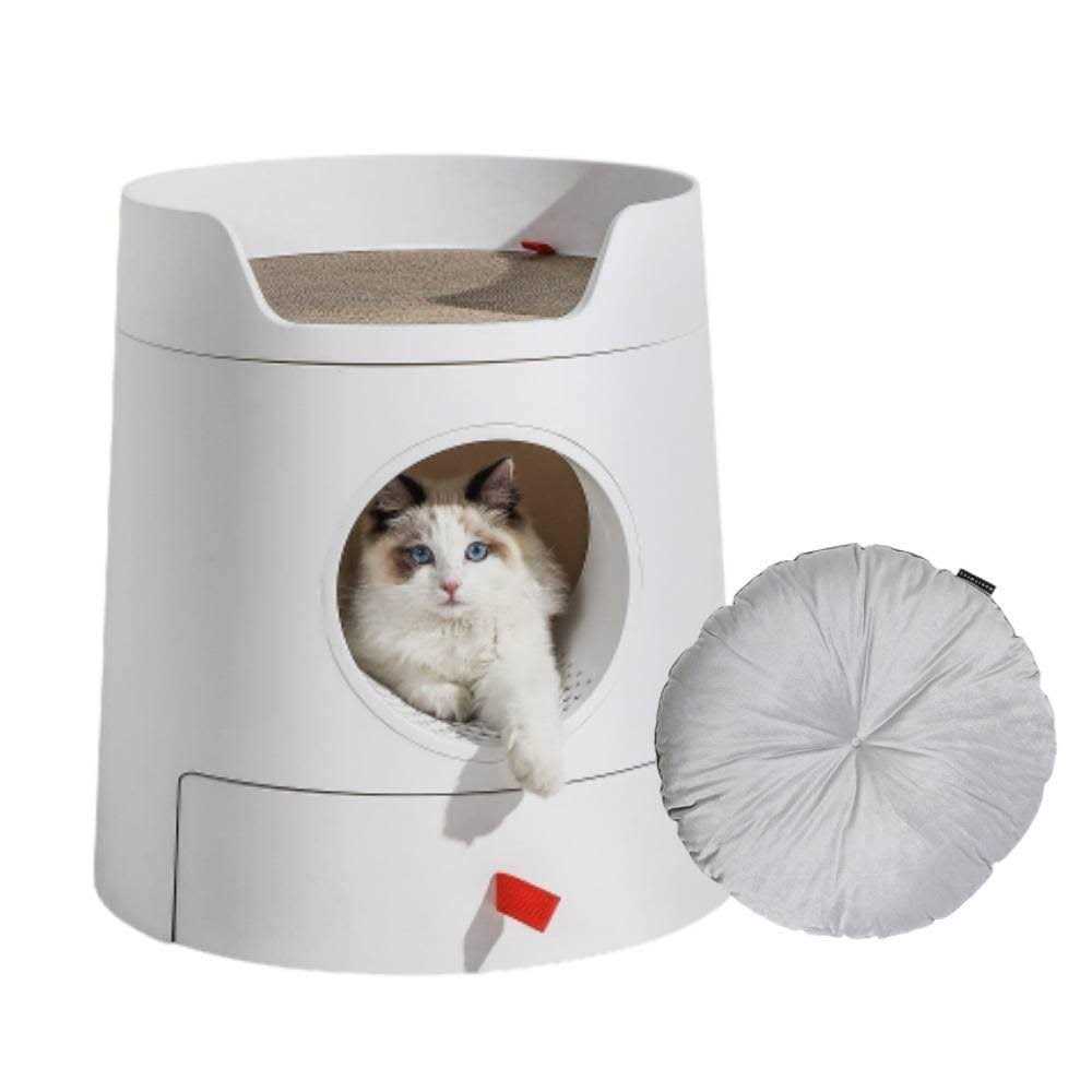 XL 2-in-1 Cat Litter Box with Scratch Basin N245022