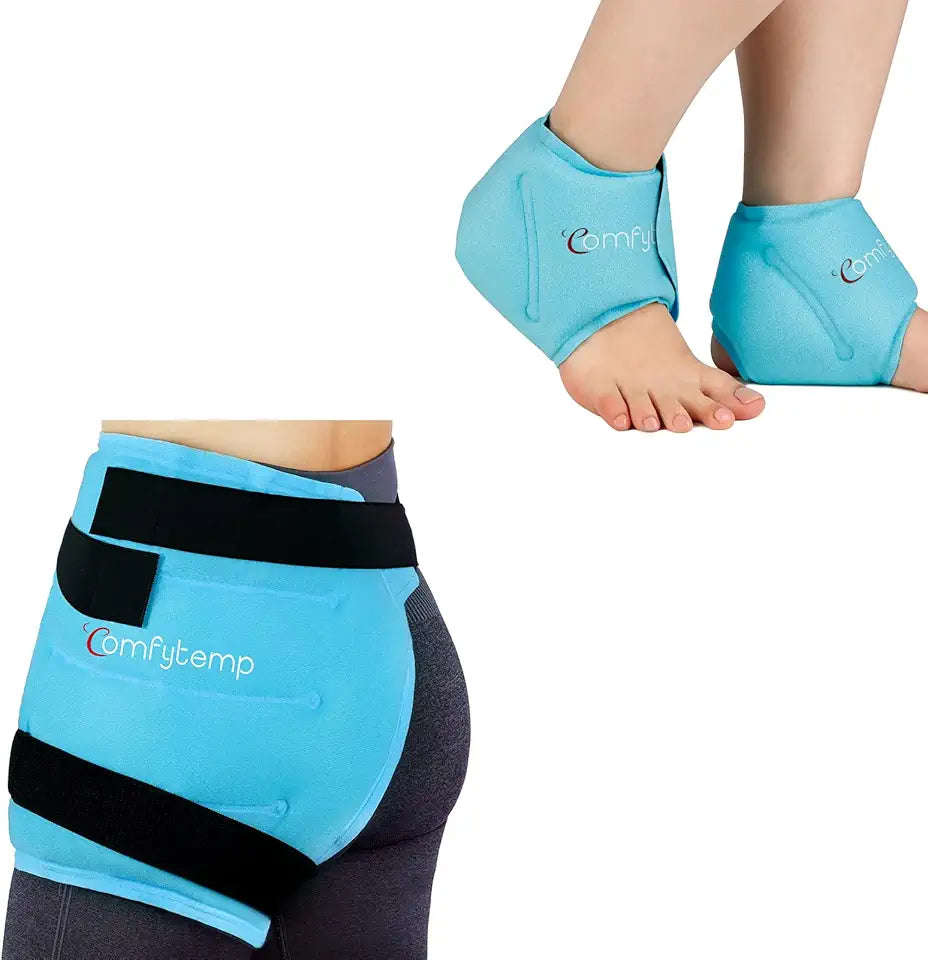 Large Hip Ice Pack Wrap and Ankle Ice Pack Wrap L4848