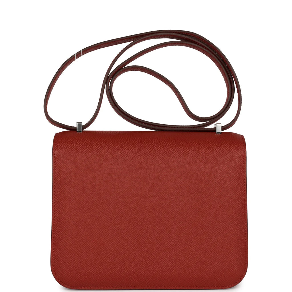 Rouge Venetian Epsom Leather Handbag E357325