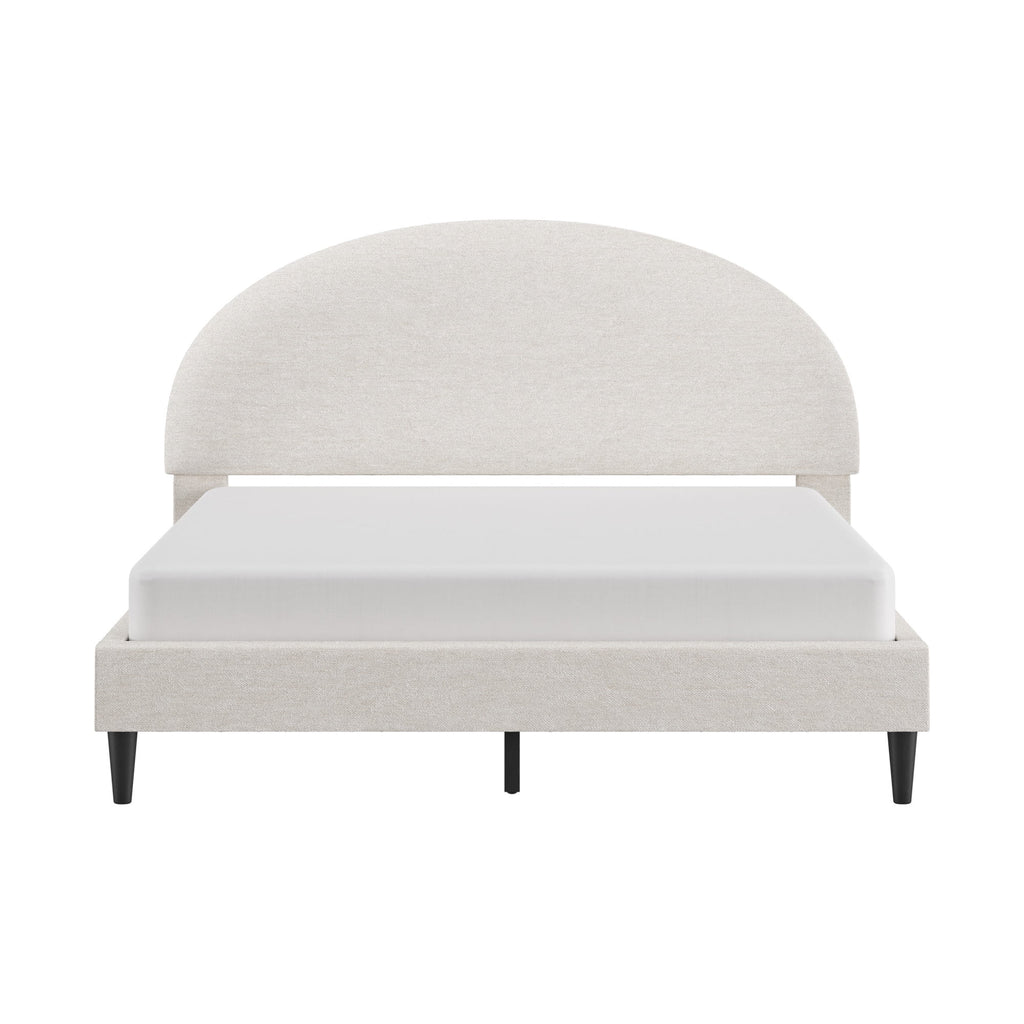 Queen Upholstered Platform Bed W24886