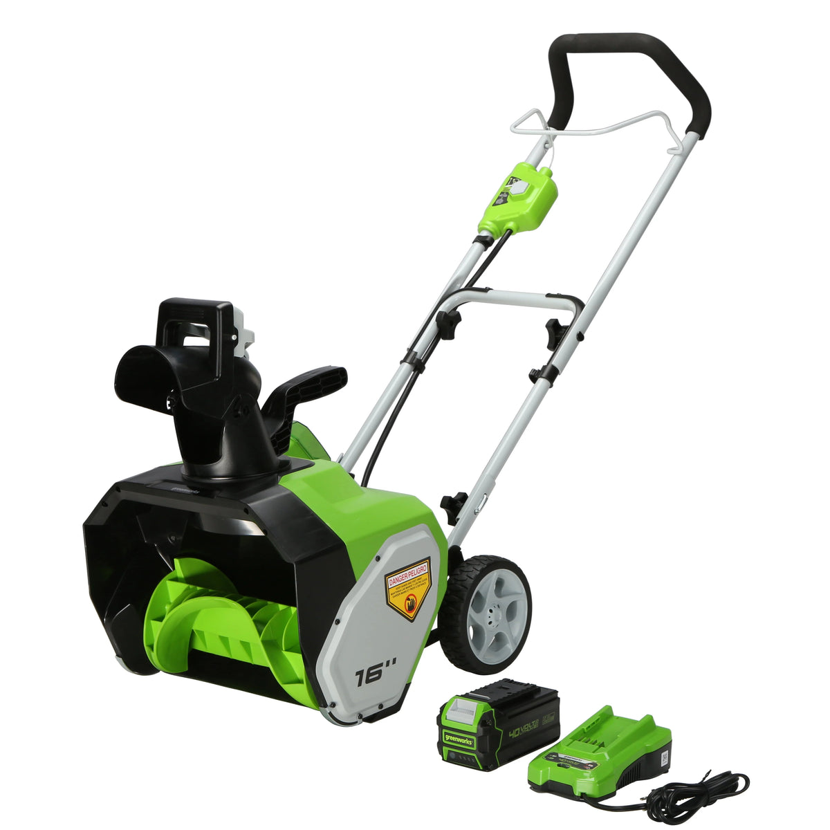 40V 16 Cordless Snow Thrower with 5Ah Battery and Charger P461308