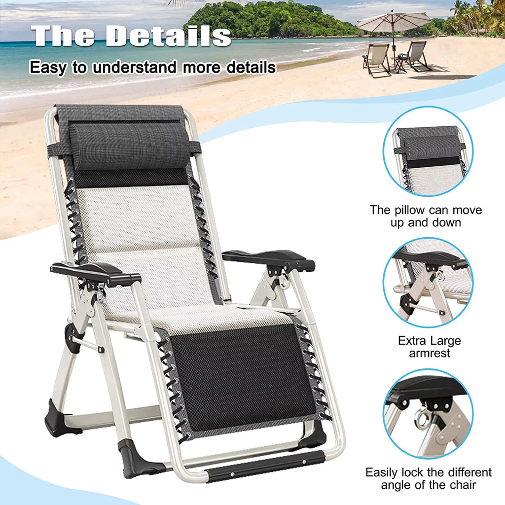 Folding Zero Gravity Reclining Lounge Chair H4937