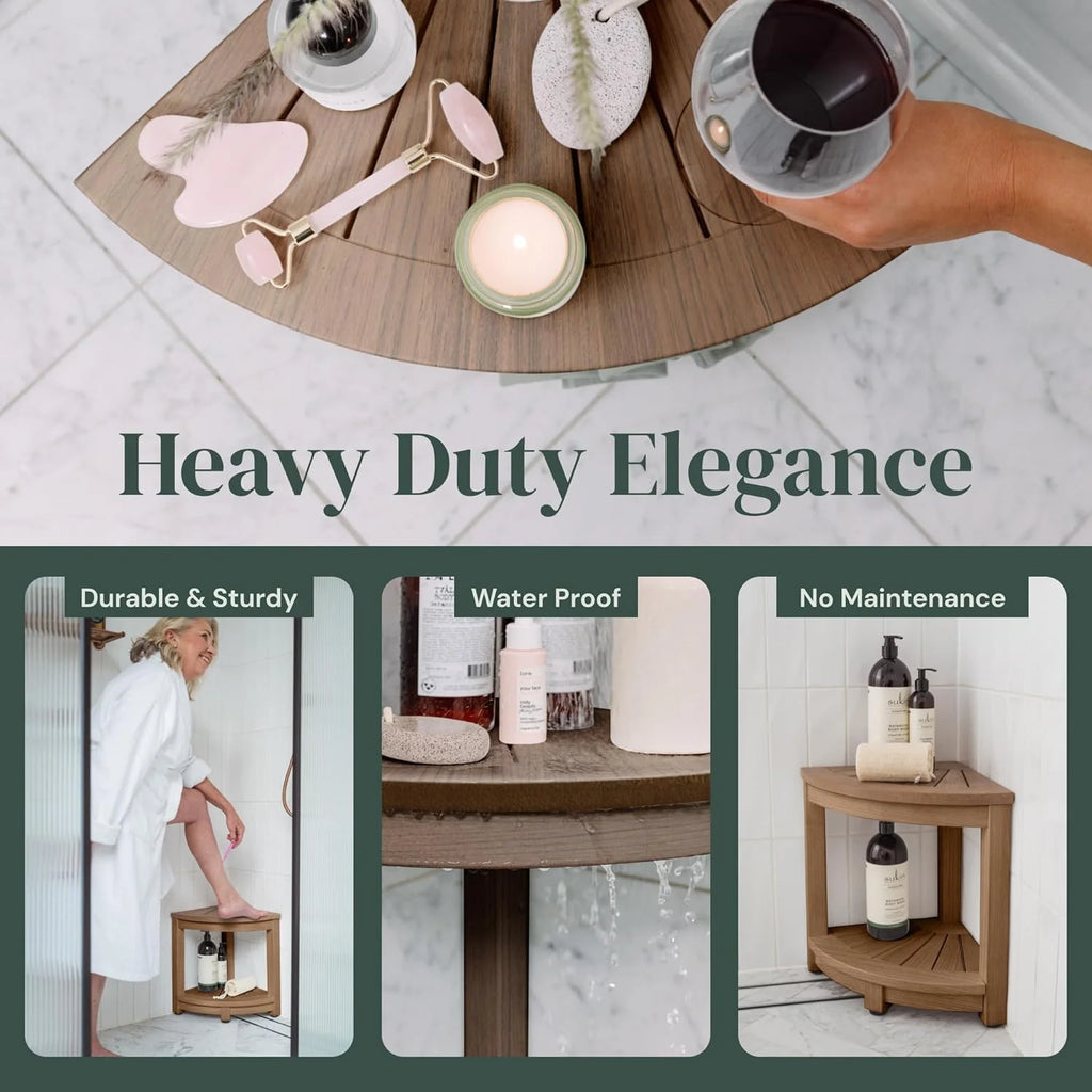 Waterproof Heavy Duty Corner Shower Stool M53181