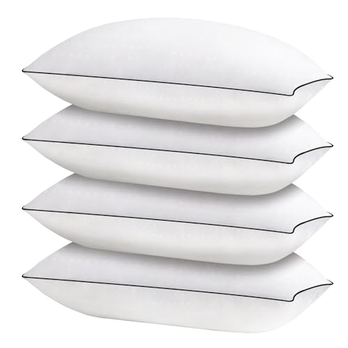 King Size Cooling Microfiber Pillows Set of 4 Q538293