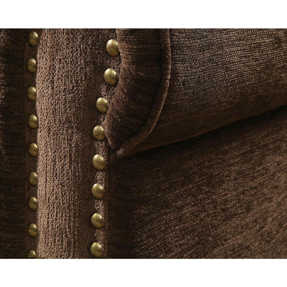 Brown Loveseat M54779