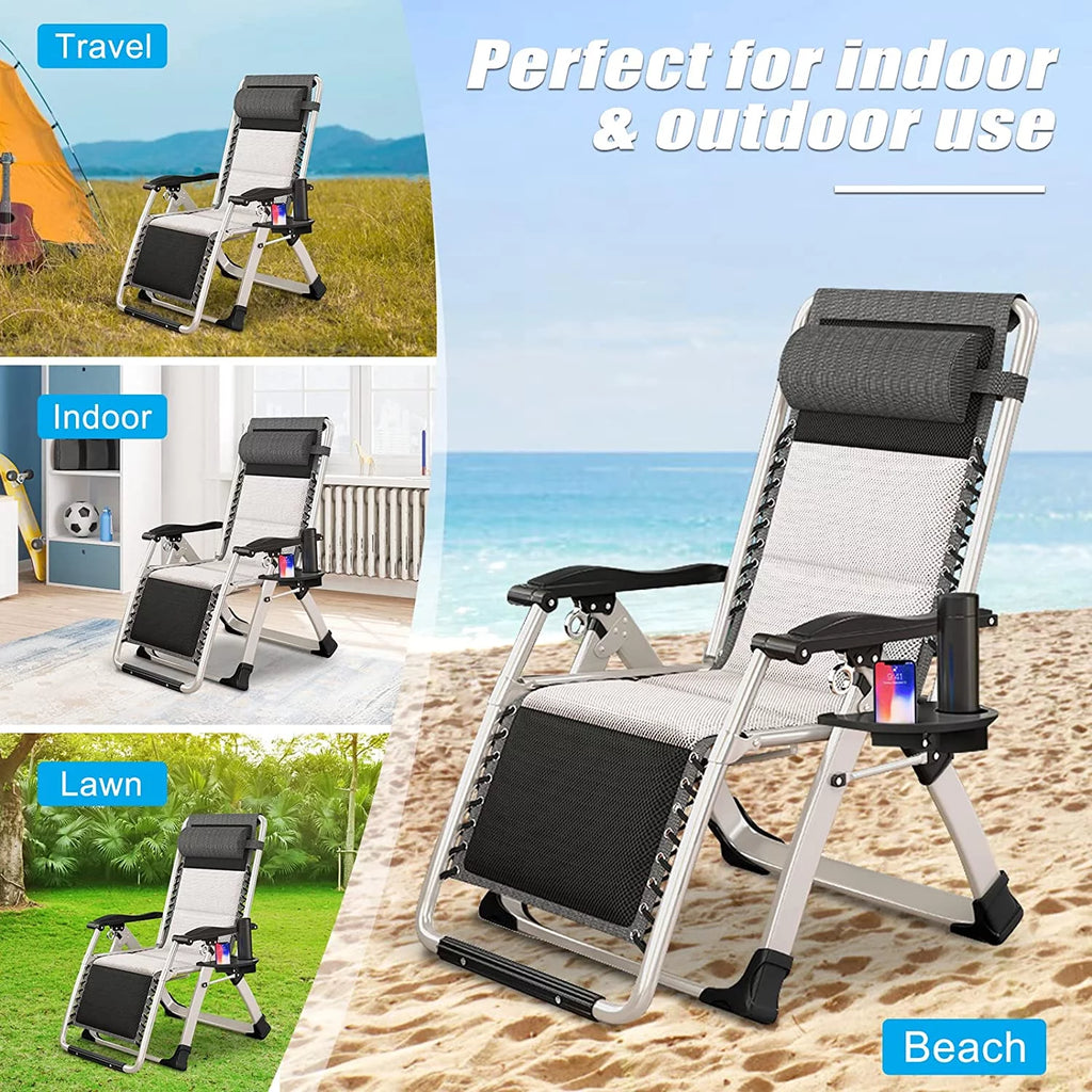 Folding Zero Gravity Reclining Lounge Chair H4937