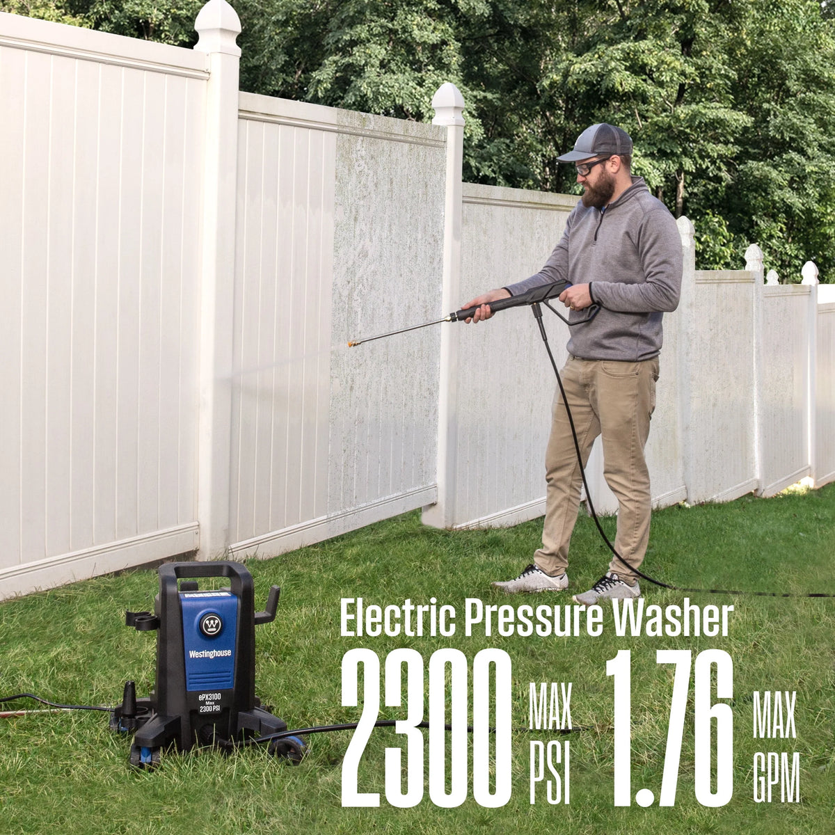 Electric Pressure Washer 2500-PSI 1.76-GPM 5 Nozzles K204669