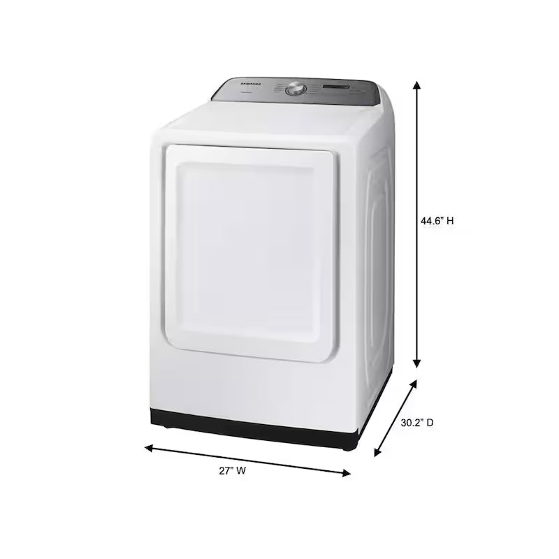 Vented Gas Dryer with Sensor Dry in White I86396