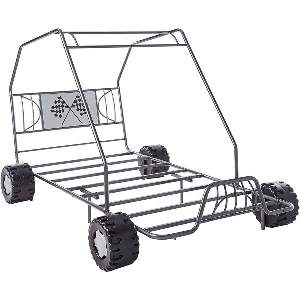 Twin Car Bed Metal Frame V806525