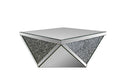 Clear Square Mirrored Coffee Table S33815
