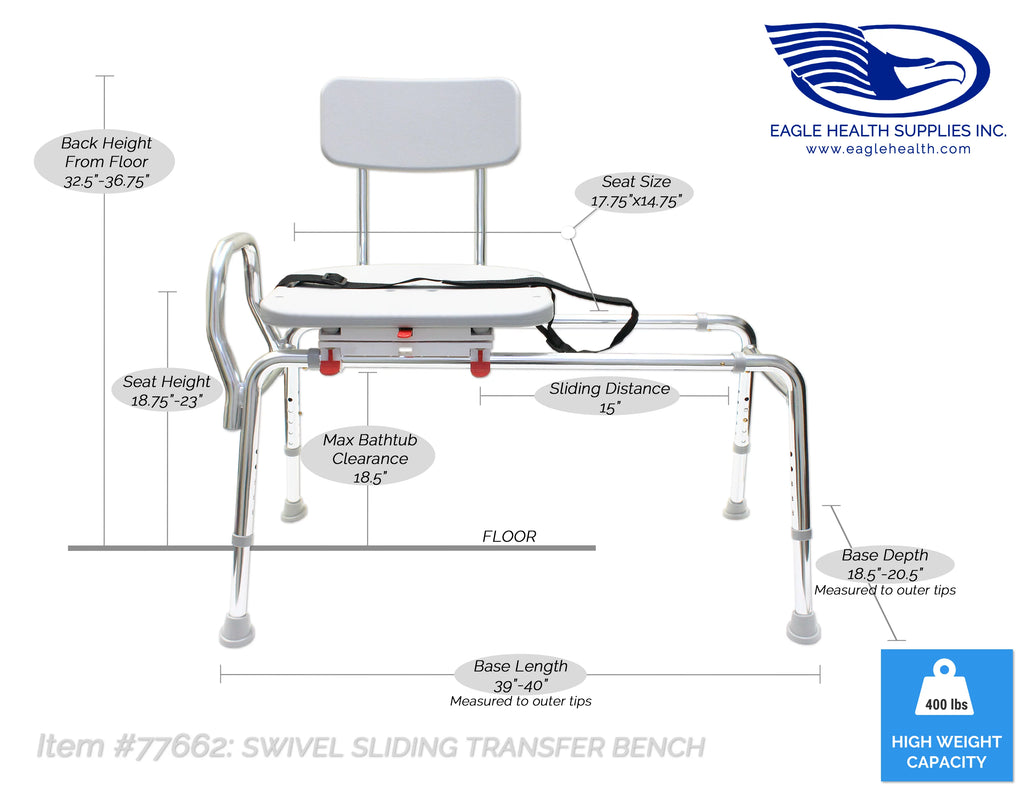 Sliding Bath Transfer Bench O7210