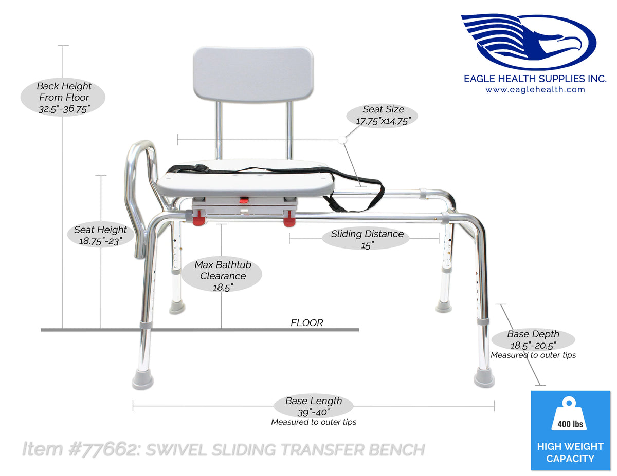 Sliding Bath Transfer Bench O7210