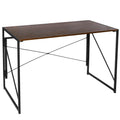 39 inch Folding Computer Desk Brown P51662