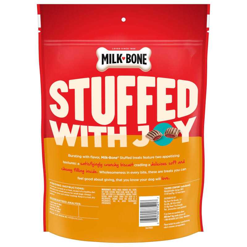 Stuffed Dog Treats Bacon & Beef I834