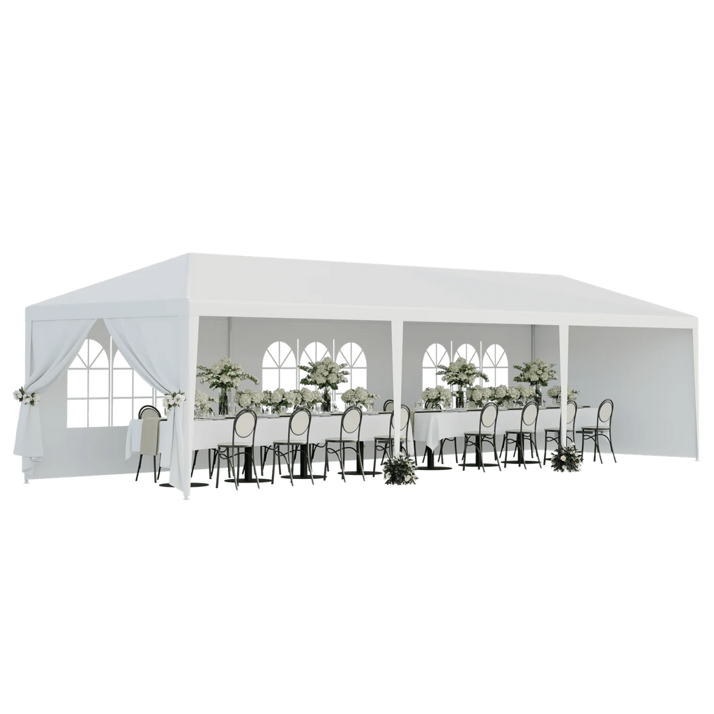 White 10 x 30' Canopy Tent C7778