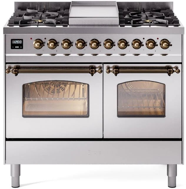 40 Dual Fuel Propane Gas Range in Stainless Steel Y53808