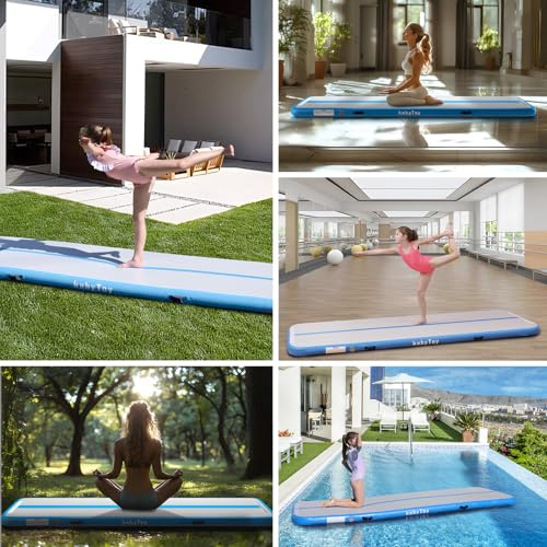 4 inches Thickness Inflatable Gymnastics Air Mat with Electric Air Pump Y35350