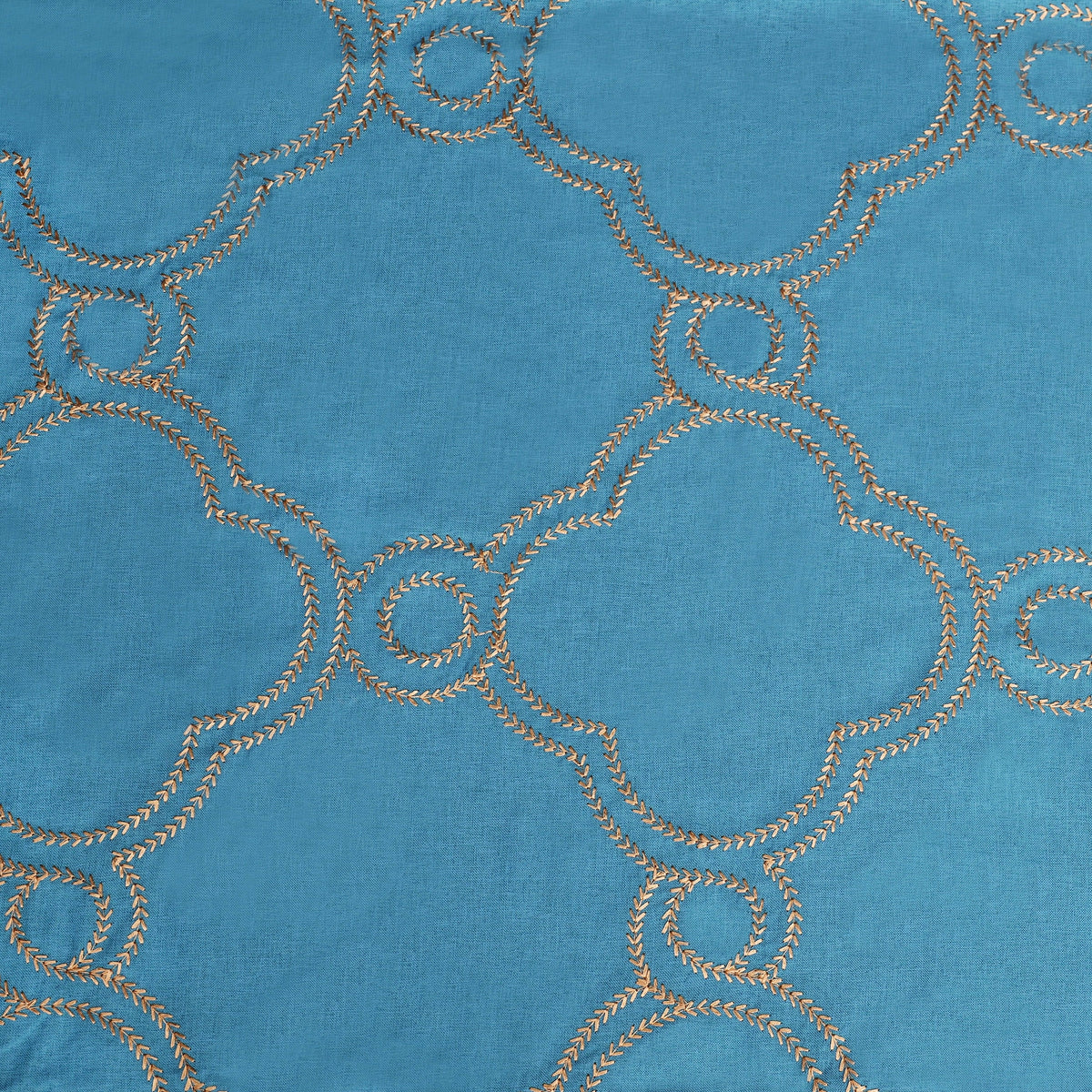Semi-Sheer Moroccan Printed Curtain Set of 2 J543686