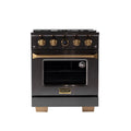 30 4.2 cu. ft. 4 Burner Propane Gas Dual Fuel Range Stainless Steel K5223