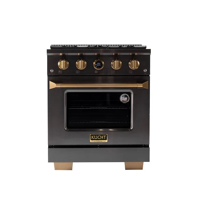 30 4.2 cu. ft. 4 Burner Propane Gas Dual Fuel Range Stainless Steel K5223