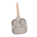 Divided Frying Grill Pan with Ergonomic Handle U4794