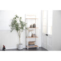 White Wood Shelving Unit A700