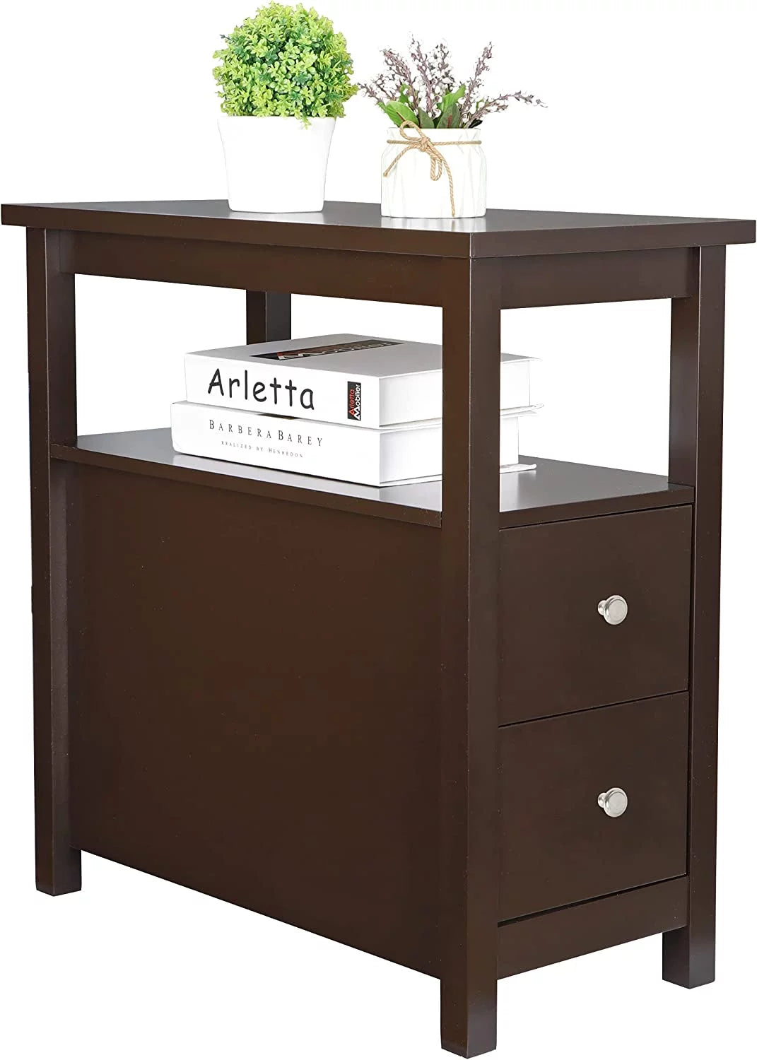 Side End Table Set of 2 Narrow F396859