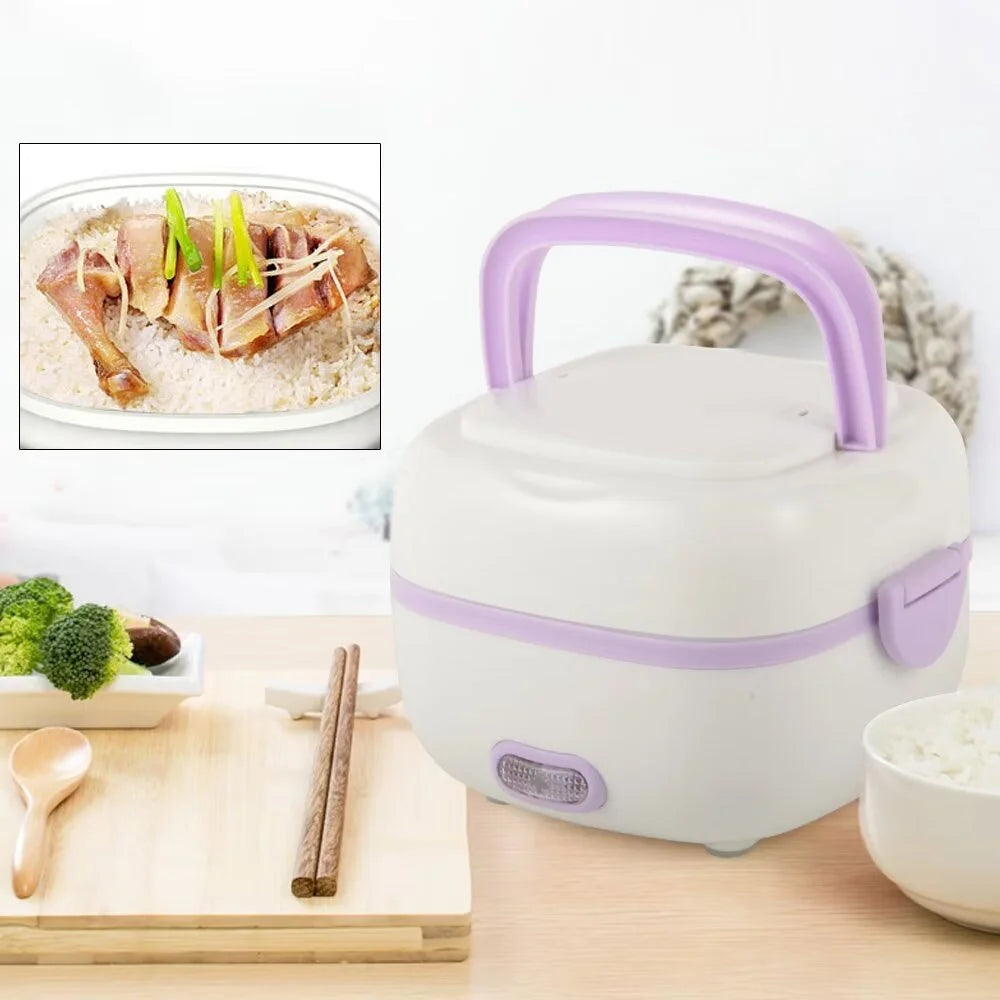 Portable Electric Lunch Box Food Heater 1L Stainless Steel X835